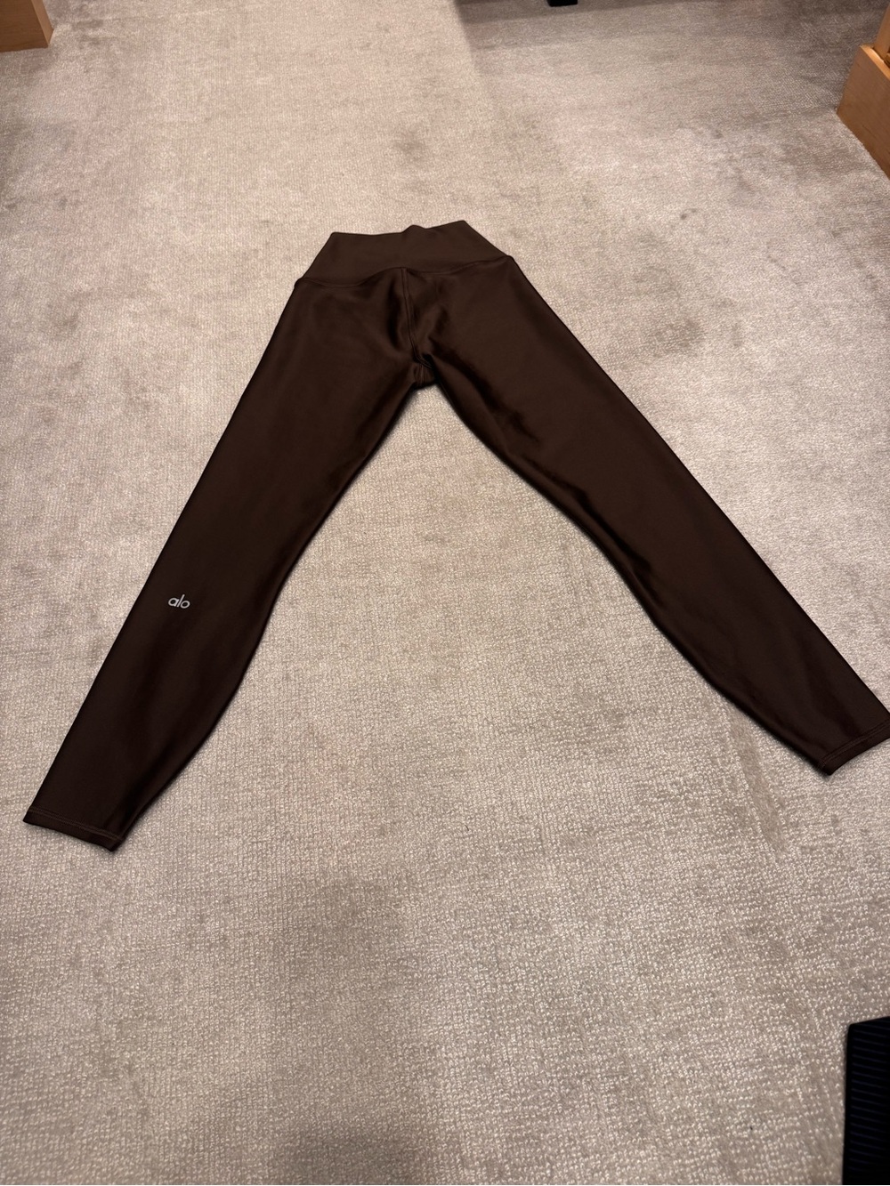 ALO 7/8 High Waist Airlift Leggings Dark Brown